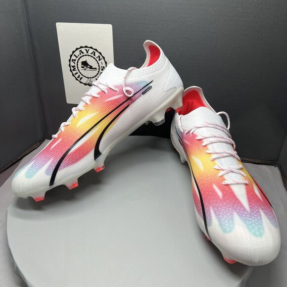 PUMA ULTRA ULTIMATE FG BREAKTHROUGH PACK WHITE FIRE ORCHID 107311-01 Men Sz 12.5